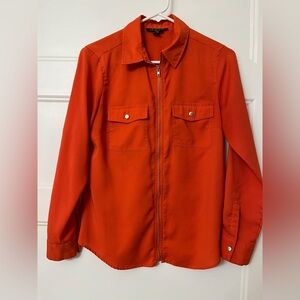 Tracy M Vibrant Orange Shirt
